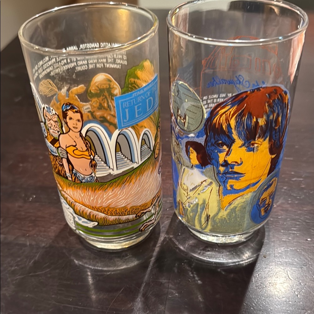 Star Wars Themed Glass Set